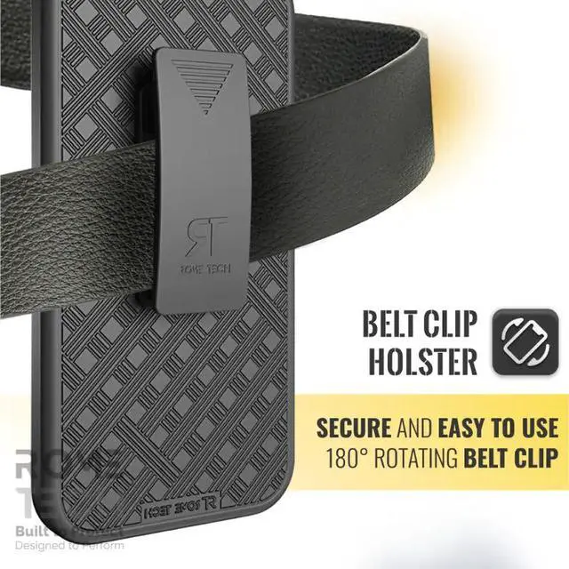 Alt view image 3 of 6 - Rome Tech For Samsung Galaxy S9 Belt Clip Holster Phone Case