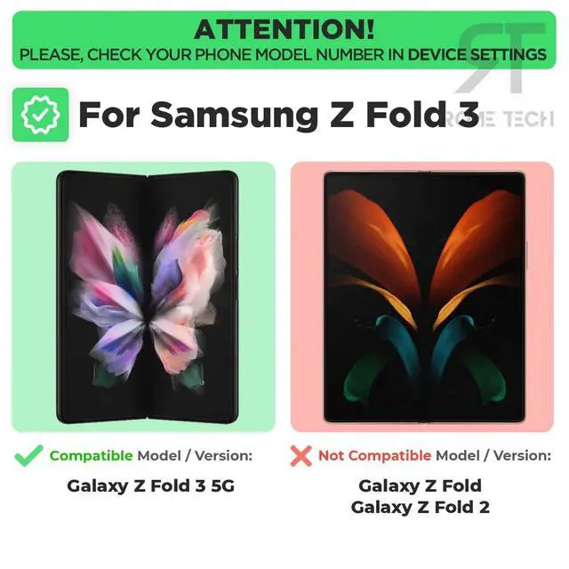 Alt view image 3 of 6 - Samsung Galaxy Z Fold 3 Belt Clip Holster Phone Case