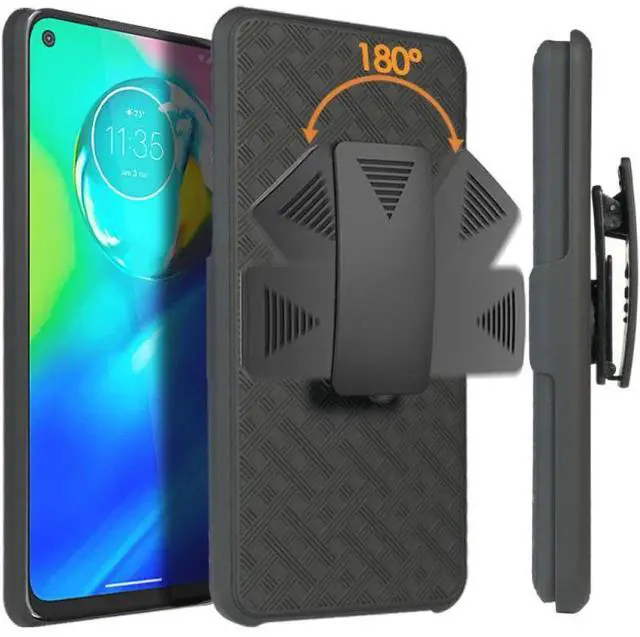 Main image of Rome Tech For Motorola Moto G Power (2020) Belt Clip Holster Phone Case