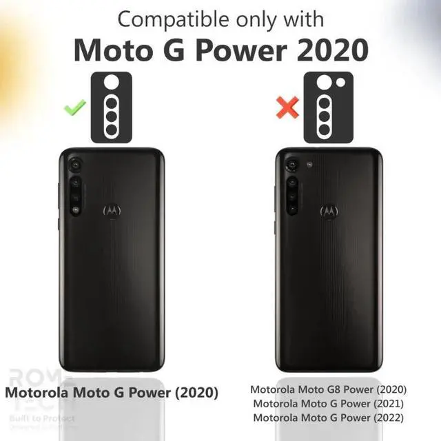 Alt view image 2 of 6 - Rome Tech For Motorola Moto G Power (2020) Belt Clip Holster Phone Case