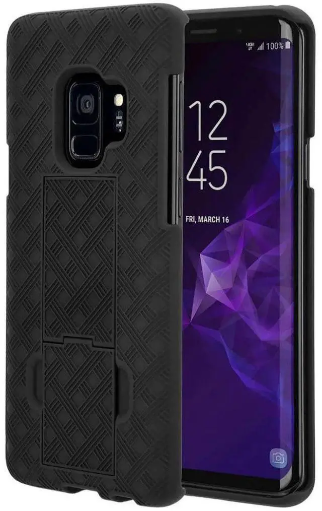 Main image of Samsung Galaxy S9 Plus Belt Clip Holster Phone Case (Side Open)