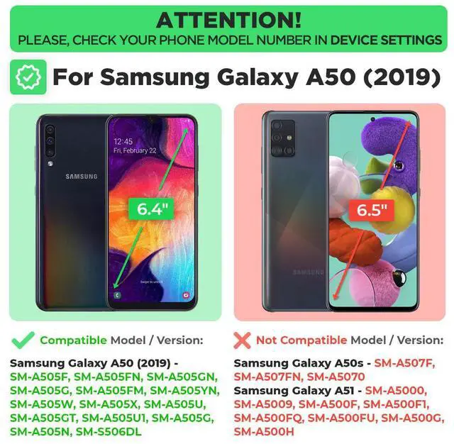 Alt view image 2 of 5 - Rome Tech For Samsung Galaxy A50 Belt Clip Holster Phone Case