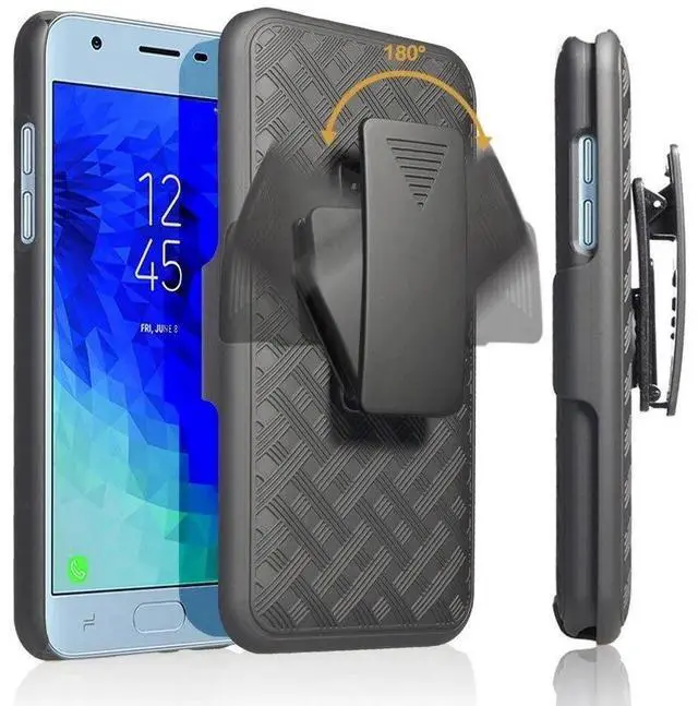 Main image of Rome Tech For Samsung Galaxy J3 / J3V (3rd Gen 2018) Belt Clip Holster Phone Case