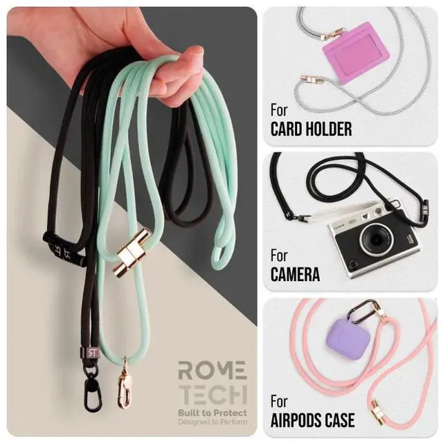Alt view image 3 of 7 - Rome Tech For Phone Lanyard Crossbody -  Compatible With Phone Cases