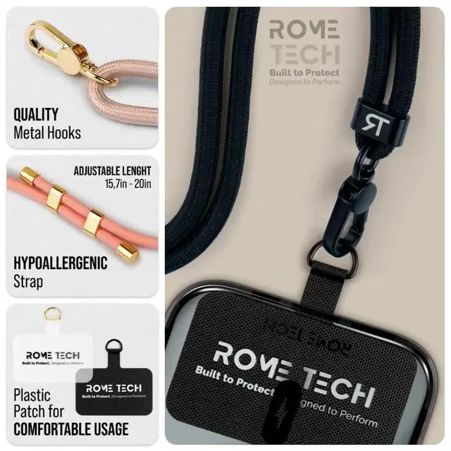 Alt view image 2 of 7 - Rome Tech For Phone Lanyard Crossbody -  Compatible With Phone Cases