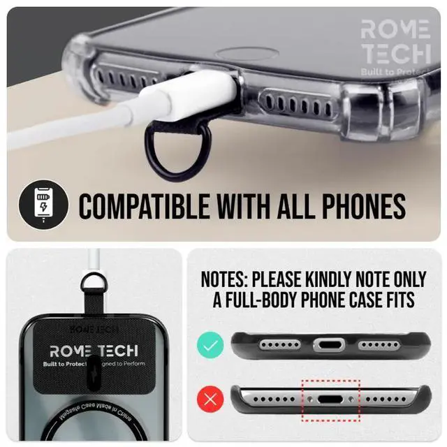 Alt view image 4 of 7 - Rome Tech For Phone Lanyard Crossbody -  Compatible With Phone Cases