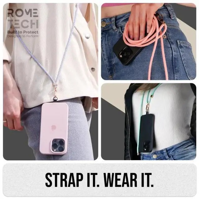 Alt view image 6 of 7 - Rome Tech For Phone Lanyard Crossbody -  Compatible With Phone Cases