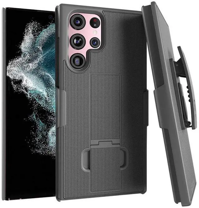 Alt view image 7 of 7 - Rome Tech For Samsung Galaxy S22 Ultra Belt Clip Holster Phone Case