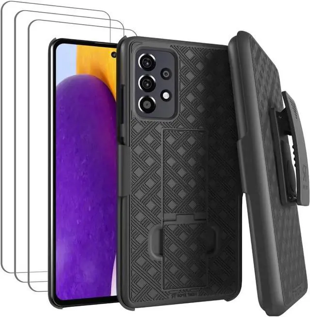 Alt view image 7 of 7 - Rome Tech For Samsung Galaxy A53 5G Belt Clip Holster Phone Case