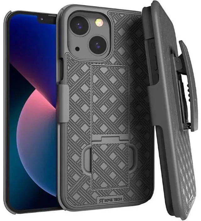 Main image of Rome Tech For Apple iPhone 13 Mini Belt Clip Holster Phone Case