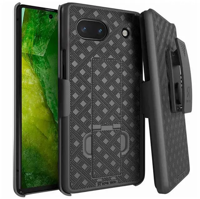 Alt view image 6 of 7 - Rome Tech For Google Pixel 5 Belt Clip Holster Phone Case