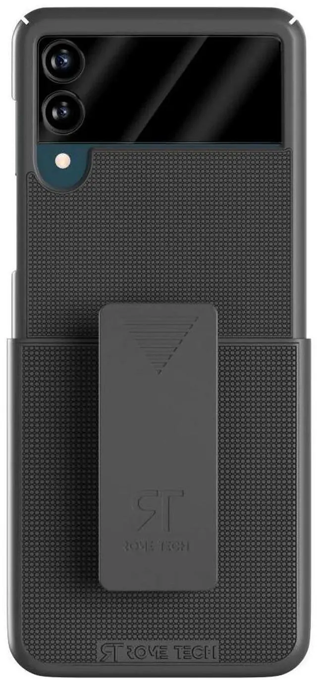 Alt view image 7 of 7 - Rome Tech For Samsung Galaxy Z Flip 3 Belt Clip Holster Phone Case