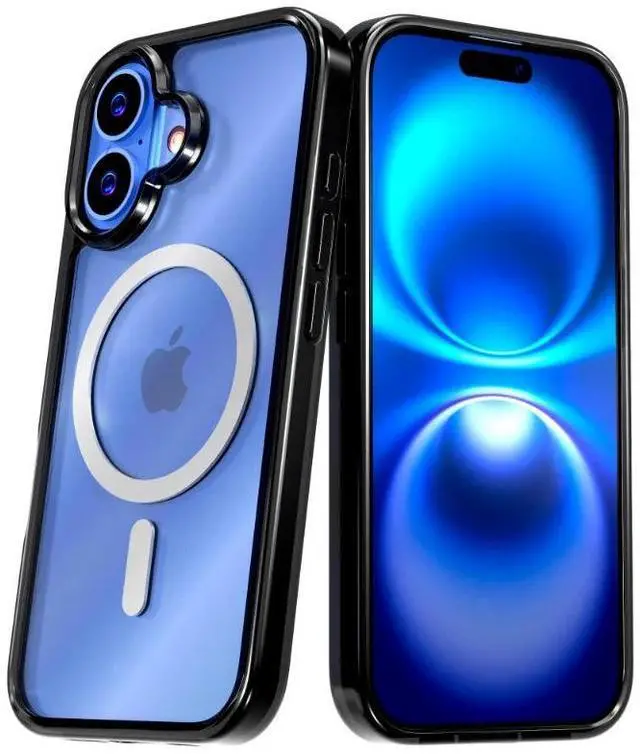 Main image of Rome Tech For Apple iPhone 16 Hybrid Shockproof Clear Slim Acrylic Case with MagSafe