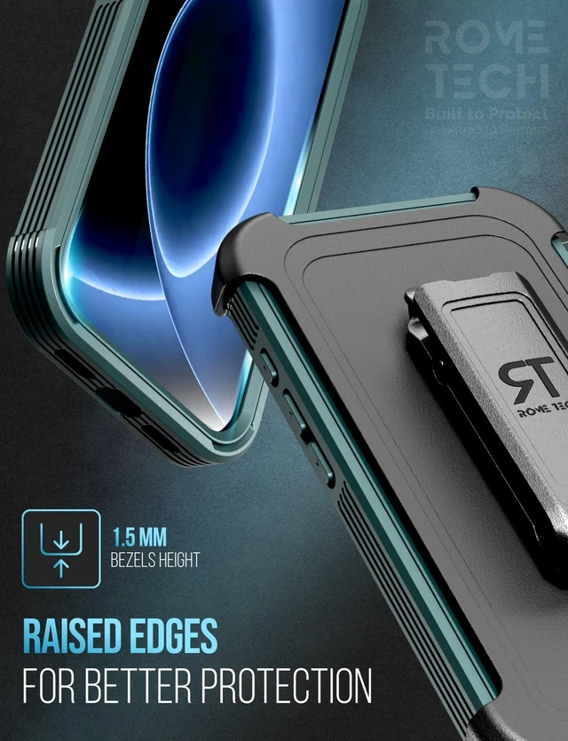 Alt view image 6 of 7 - Apple iPhone 18 Pro Max Defender Crystal Case With invisible Magsafe