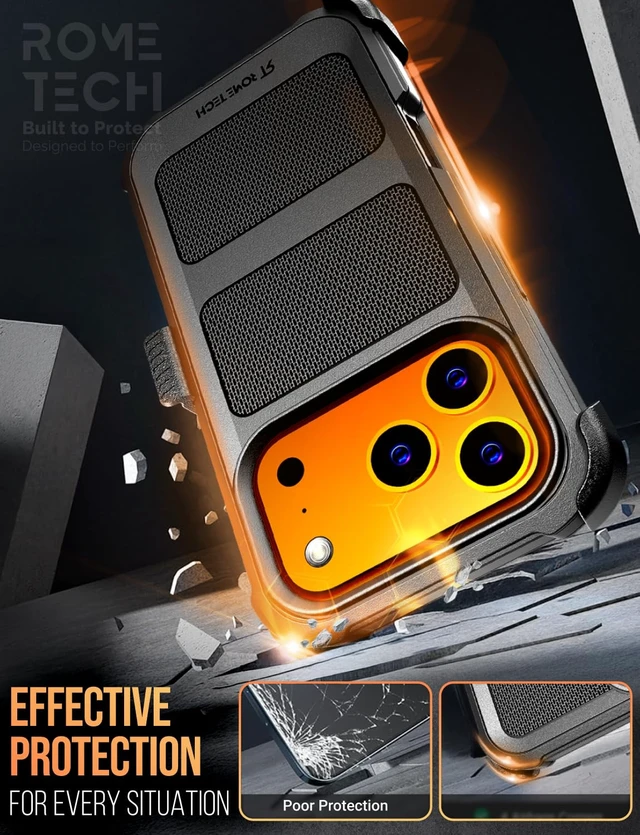 Alt view image 7 of 7 - Apple iPhone 18 Pro Max Defender Rugged Case