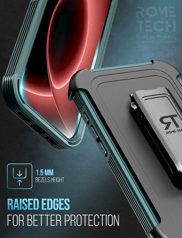 Alt view image 6 of 7 - Apple iPhone 18 Pro Defender Crystal Case With invisible Magsafe