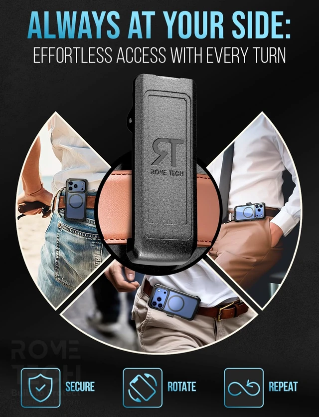 Alt view image 5 of 7 - Apple iPhone 18 Pro Max Defender Crystal Case With invisible Magsafe