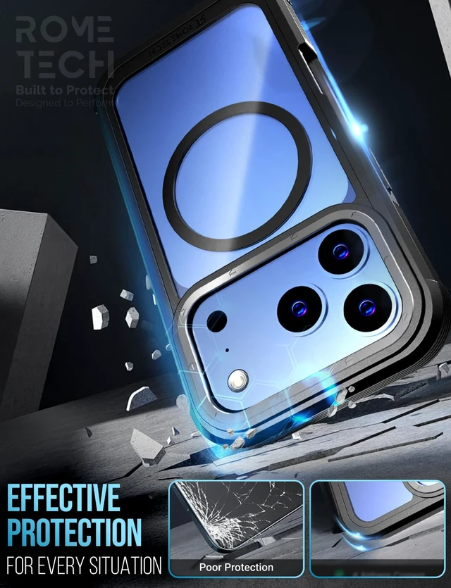 Alt view image 7 of 7 - Apple iPhone 18 Pro Max Defender Crystal Case With invisible Magsafe