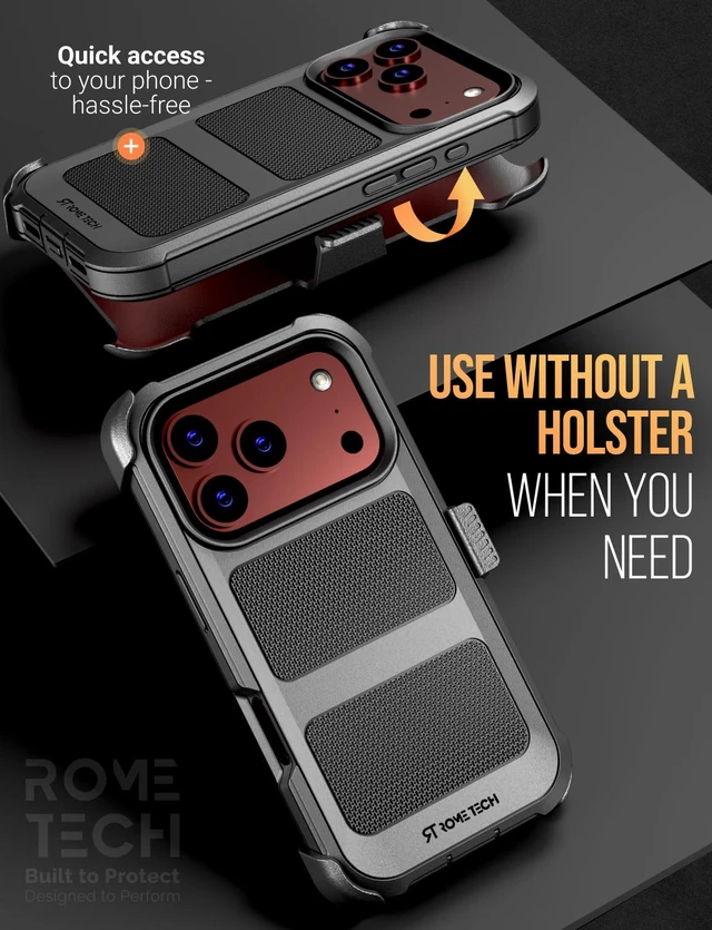 Alt view image 4 of 7 - Apple iPhone 18 Pro Defender Rugged Case