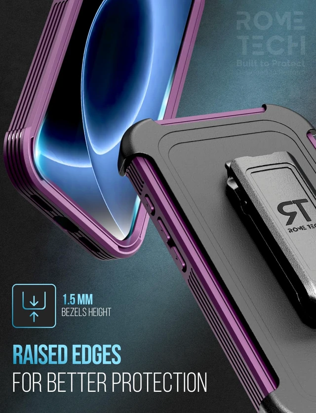 Alt view image 6 of 7 - Apple iPhone 18 Pro Max Defender Crystal Case With invisible Magsafe
