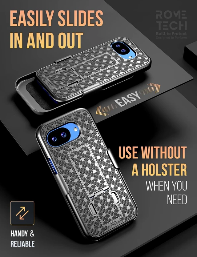 Alt view image 4 of 7 - Google Pixel 10a Belt Clip Holster Phone Case