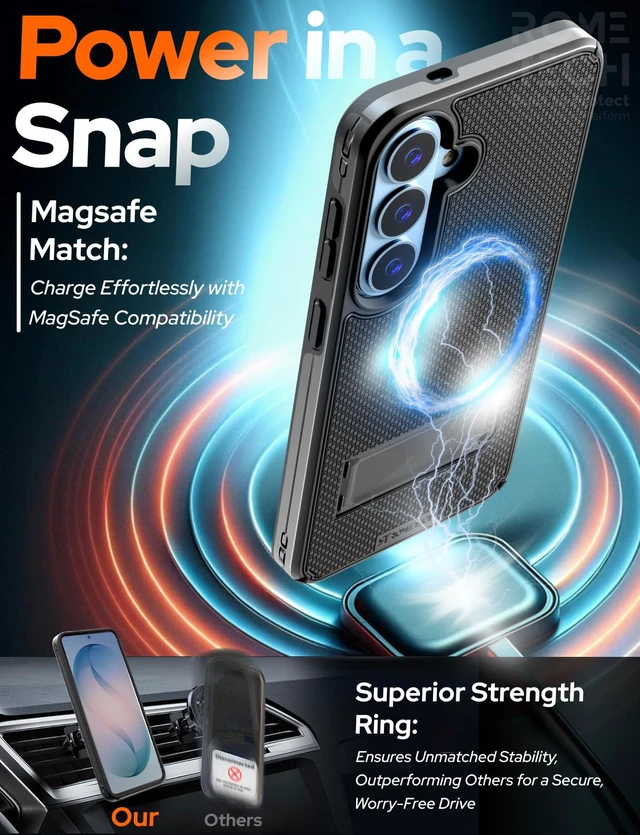 Alt view image 6 of 7 - Samsung Galaxy S26 Plus Magsafe Holster Phone Case With Belt Clip