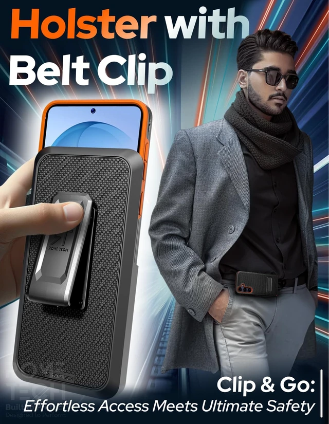 Alt view image 4 of 7 - Samsung Galaxy S26 Plus Magsafe Holster Phone Case With Belt Clip