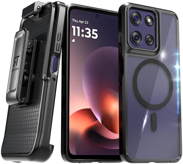 Main image of Motorola Moto G Power 2025/2026 Hybrid TPU Acrylic w/Magsafe w/Holster