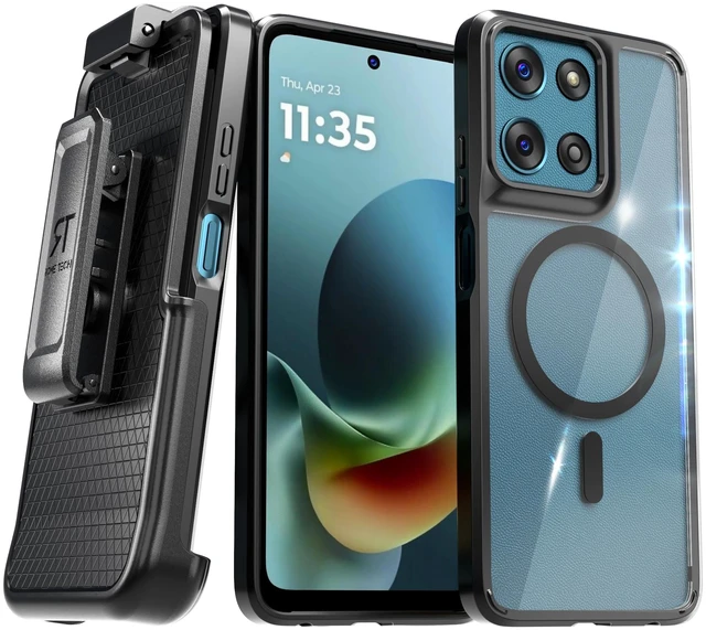 Main image of Motorola Moto G Play 2026/G 2025/2026 Hybrid TPU Acrylic w/Magsafe w/Holster