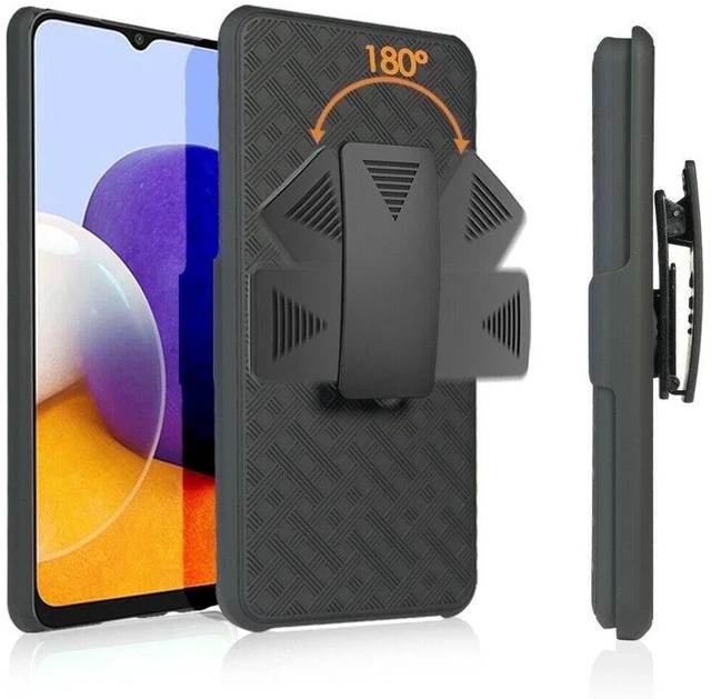 Main image of Rome Tech Shell Holster Combo Case for Samsung Galaxy A22 5G & TPG Bundle - Black