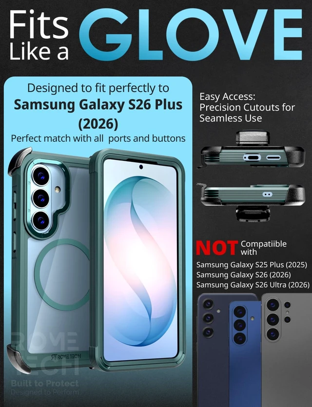 Alt view image 2 of 7 - Samsung Galaxy S26 Plus Crystal Case With invisible Magsafe