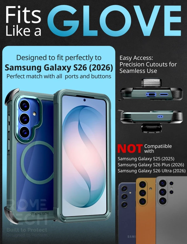 Alt view image 2 of 7 - Samsung Galaxy S26 Crystal Case With invisible Magsafe