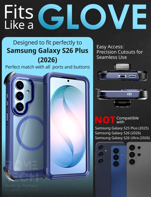 Alt view image 2 of 7 - Samsung Galaxy S26 Plus Crystal Case With invisible Magsafe