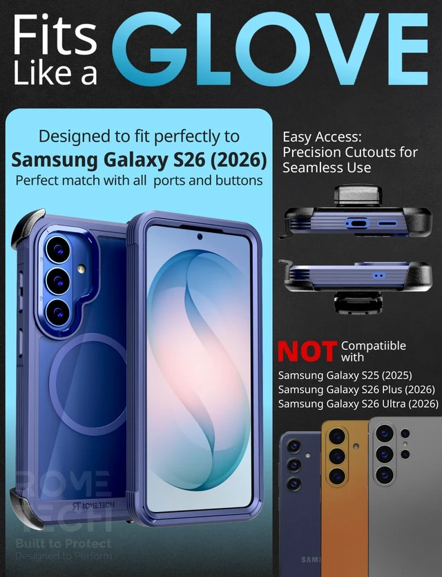 Alt view image 2 of 7 - Samsung Galaxy S26 Crystal Case With invisible Magsafe