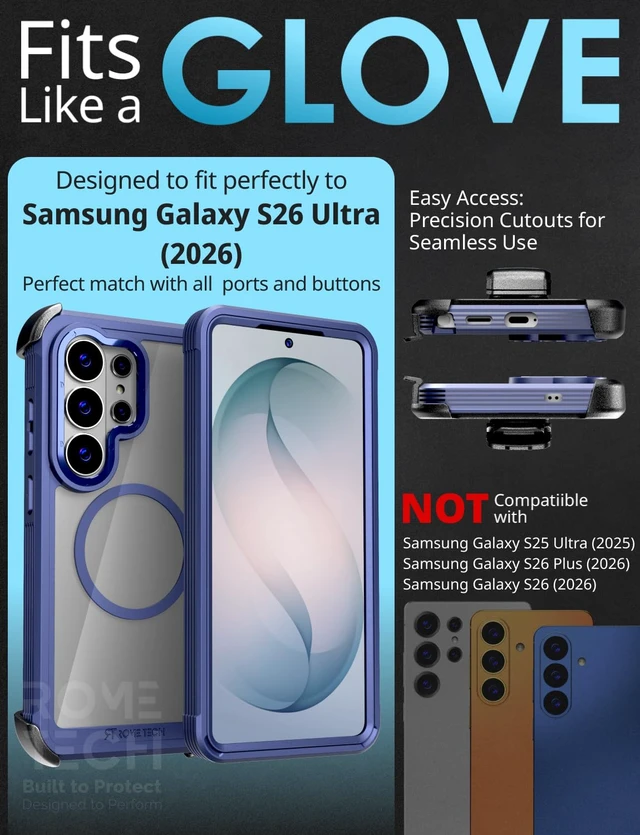 Alt view image 2 of 7 - Samsung Galaxy S26 Ultra Crystal Case With invisible Magsafe