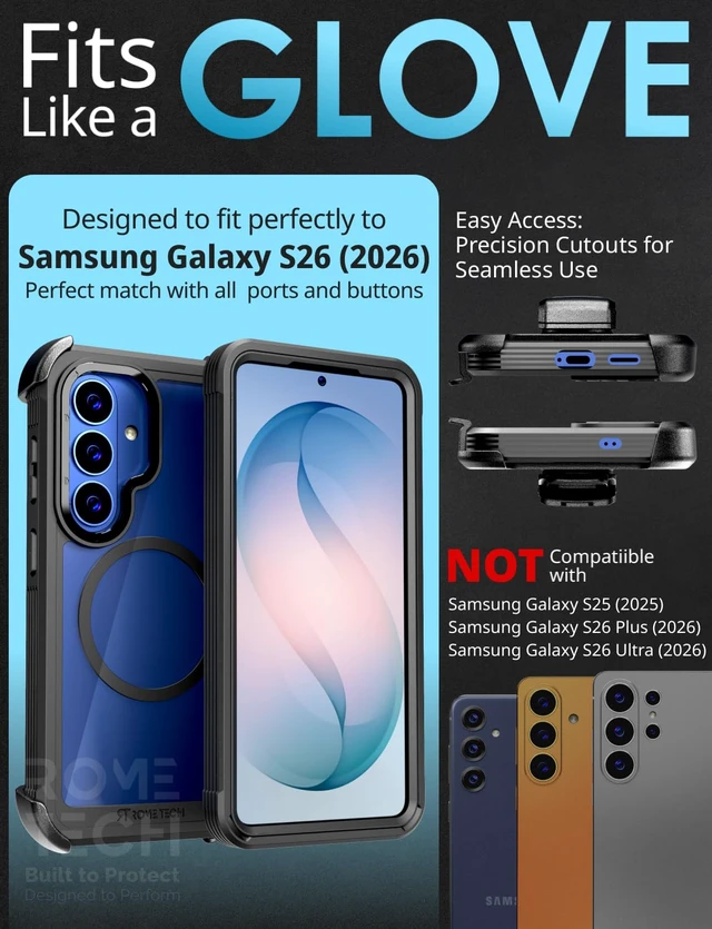 Alt view image 2 of 7 - Samsung Galaxy S26 Crystal Case With invisible Magsafe