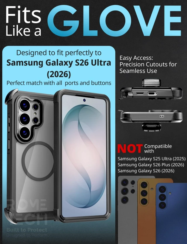 Alt view image 2 of 7 - Samsung Galaxy S26 Ultra Crystal Case With invisible Magsafe