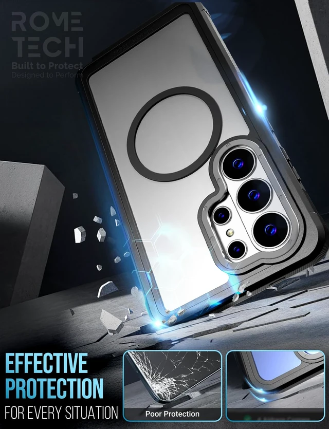 Alt view image 7 of 7 - Samsung Galaxy S26 Ultra Crystal Case With invisible Magsafe