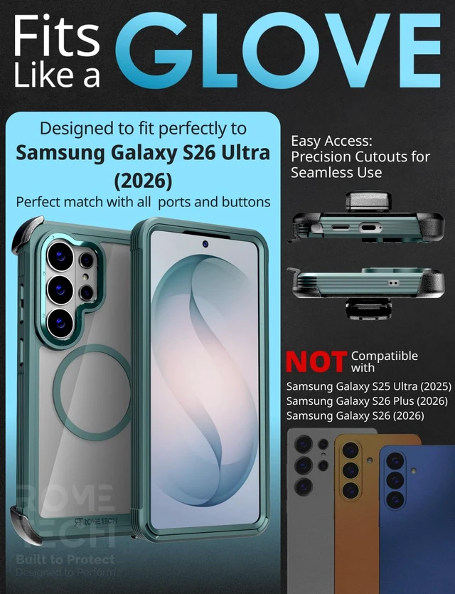Alt view image 2 of 7 - Samsung Galaxy S26 Ultra Crystal Case With invisible Magsafe