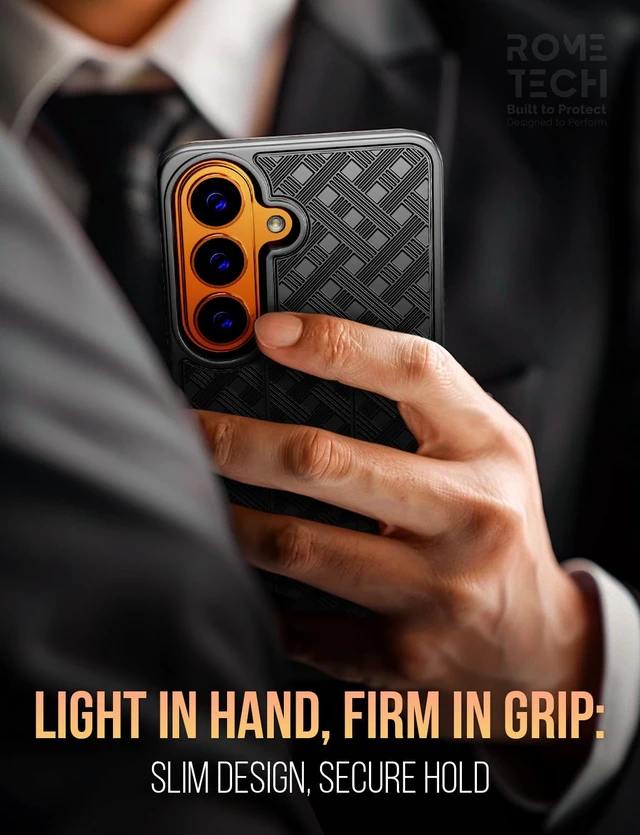 Alt view image 6 of 6 - Rome Tech Shell Holster Combo Case for Samsung Galaxy S26 Plus & TPG Bundle - Black