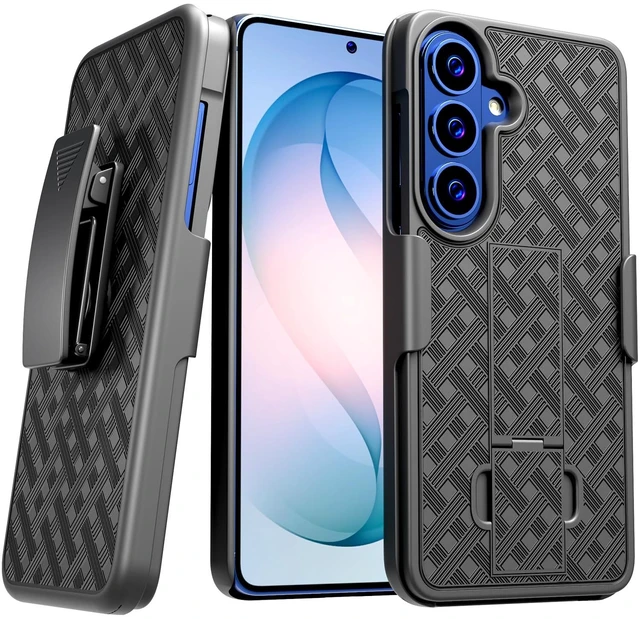 Main image of Rome Tech Shell Holster Combo Case for Samsung Galaxy S26 & TPG Bundle - Black