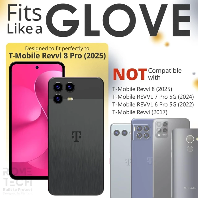 Alt view image 2 of 6 - T-Mobile REVVL 8 Pro (2025) Defender Case