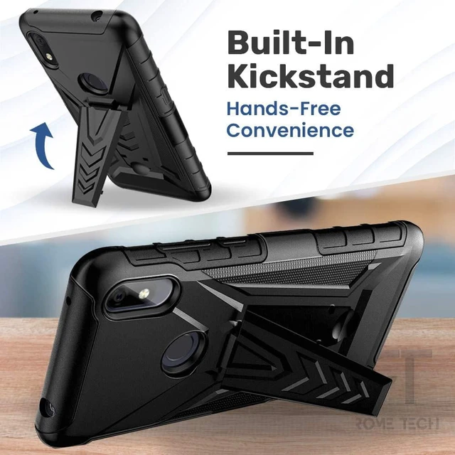 Alt view image 5 of 6 - Kyocera DuraSport 5G Rome Tech Dual-Layer Holster Case wirh Kickstand
