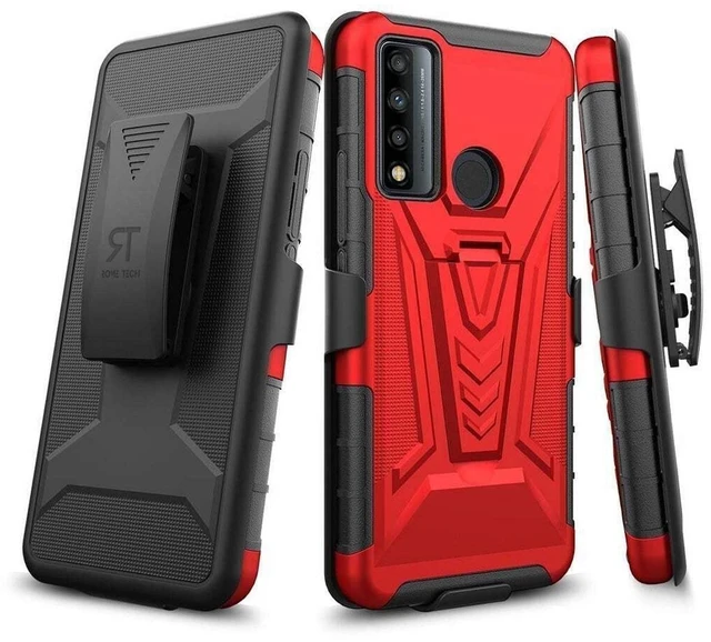 Main image of TCL 20A 5G Dual-Layer Holster Case with Kickstand
