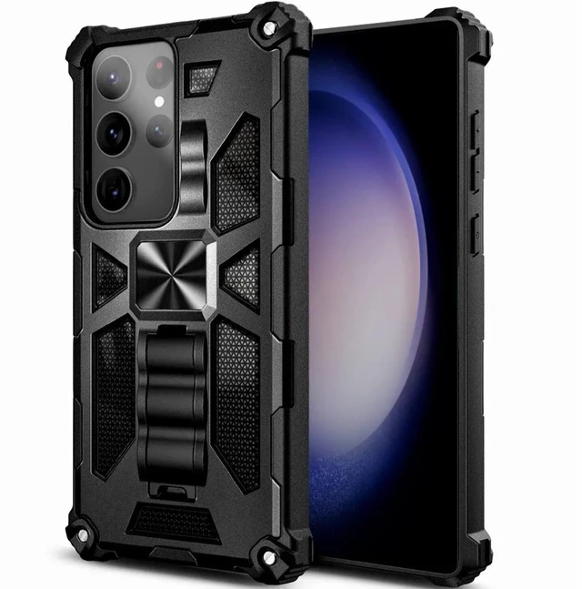 Main image of Samsung Galaxy S23 Ultra Armor Case with Kickstand Magnetic Mount