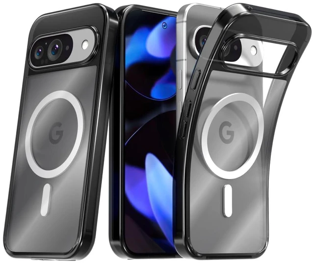 Main image of Google Pixel 9 / 9 Pro 6.3"(2024) Hybrid Shockproof Clear Slim Acrylic Case with MagSafe