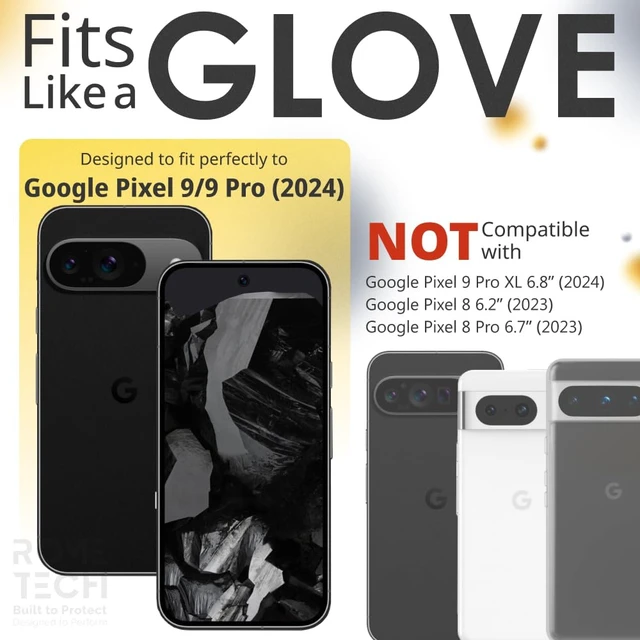 Alt view image 2 of 5 - Designed for Google Pixel 9 Case with Belt Clip Holster