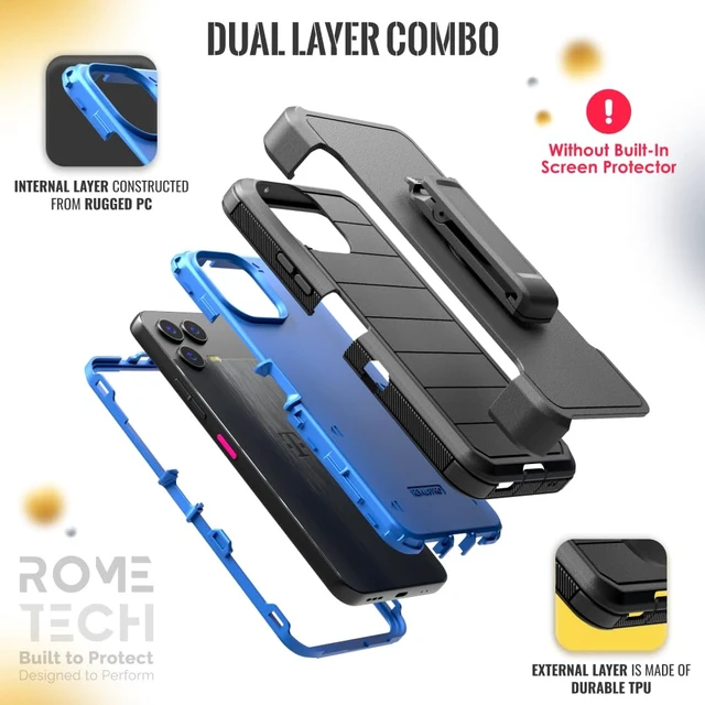 Alt view image 3 of 6 - T-Mobile REVVL 8 Pro (2025) Defender Case