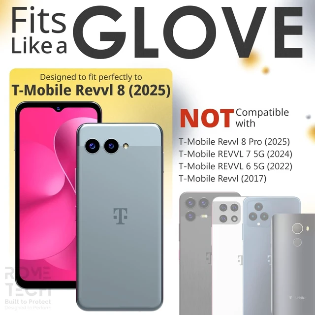 Alt view image 2 of 6 - T-Mobile REVVL 8 (2025) Defender Case