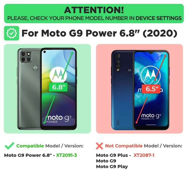 Alt view image 2 of 5 - Motorola Moto G9 Power 6.8" (2020) Belt Clip Holster Phone Case